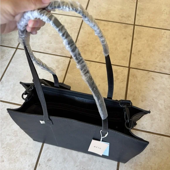 BEIS Black Work Tote - Picture 2 of 10